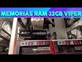 Cambiando Memorias RAMS VIPER PC Gaming Computadora 