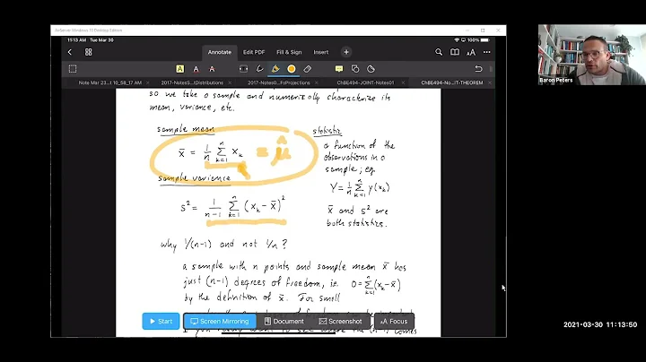 University of Illinois - ChBE494 - Probability and Statistics - Central Limit Theorem