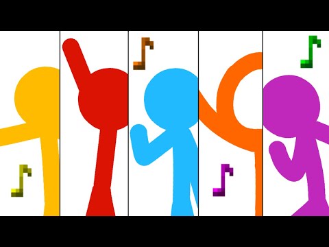 How different stickmen sing \
