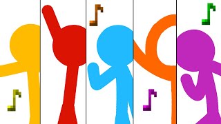 How different stickmen sing \