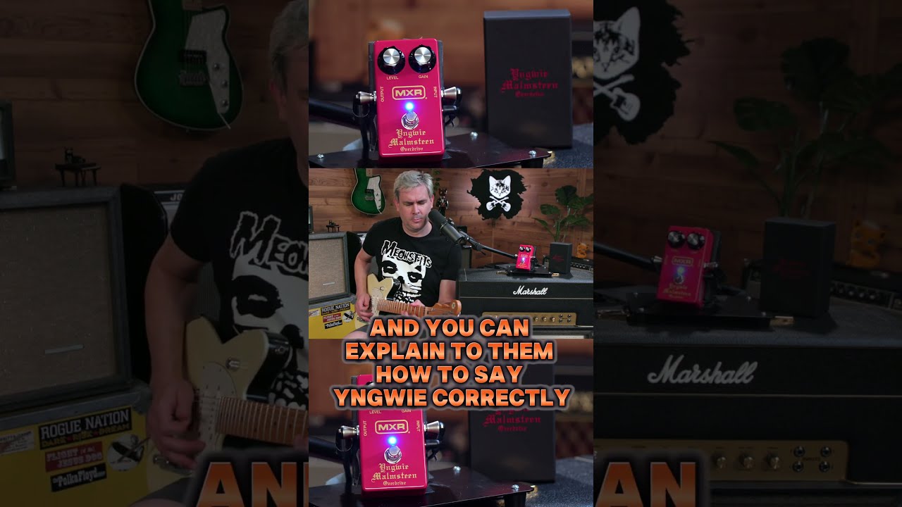 NEW MXR Yngwie Malmsteen Overdrive: Check It Out! - YouTube