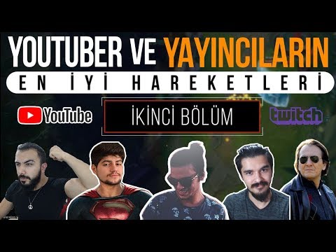 LoL Youtuber ve Yayıncıların en iyi hareketleri! | 2. Bölüm |  | LoL Pit