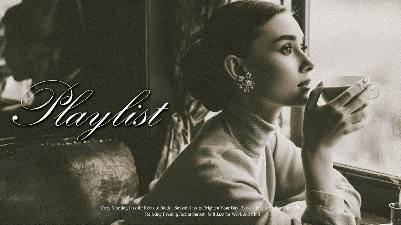 𝐏𝐥𝐚𝐲𝐥𝐢𝐬𝐭 Осенняя романтика в Париже ✨ Vintage Café JazzㅣНежный Вокал