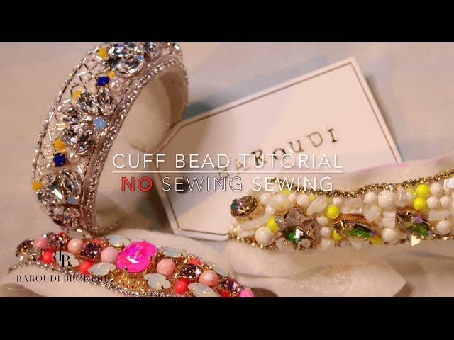 BEAD EMBROIDERY TUTORIAL   - BRACELET/CUFF