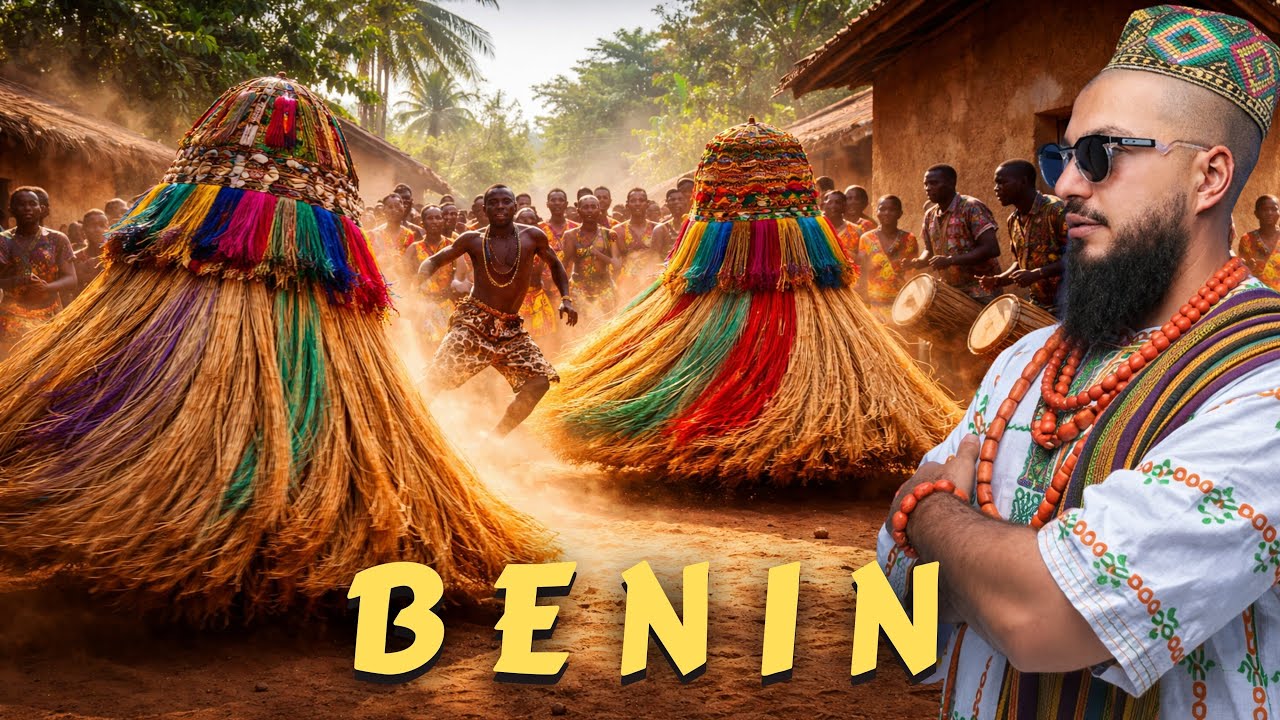 The Secret Of Zangbeto Voodoo Dance - Benin's Spiritual Guardianship In Meko Village, Ouidah 🇧🇯