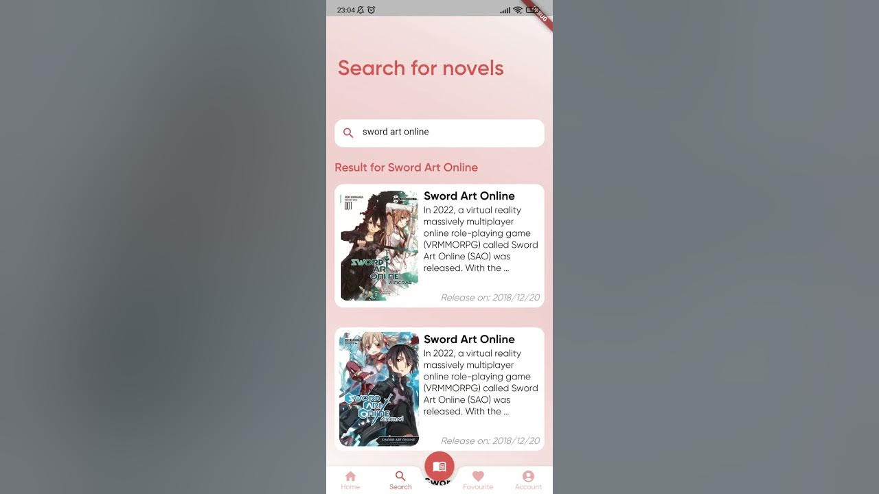 light novel app YouTube