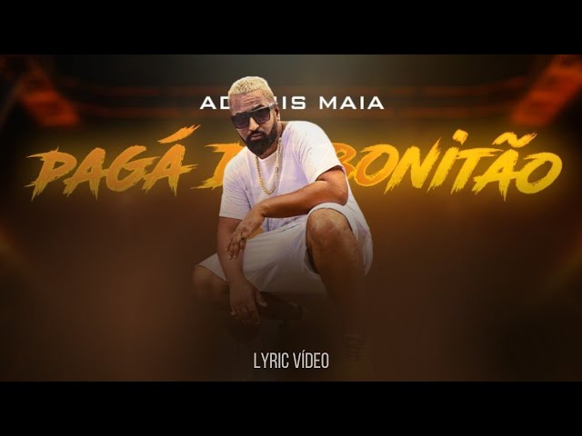 Guarda Adônis Maia - Pagá de Bonitão - Remix ft DJ Drade Bass (Lyric Vídeo) su YouTube