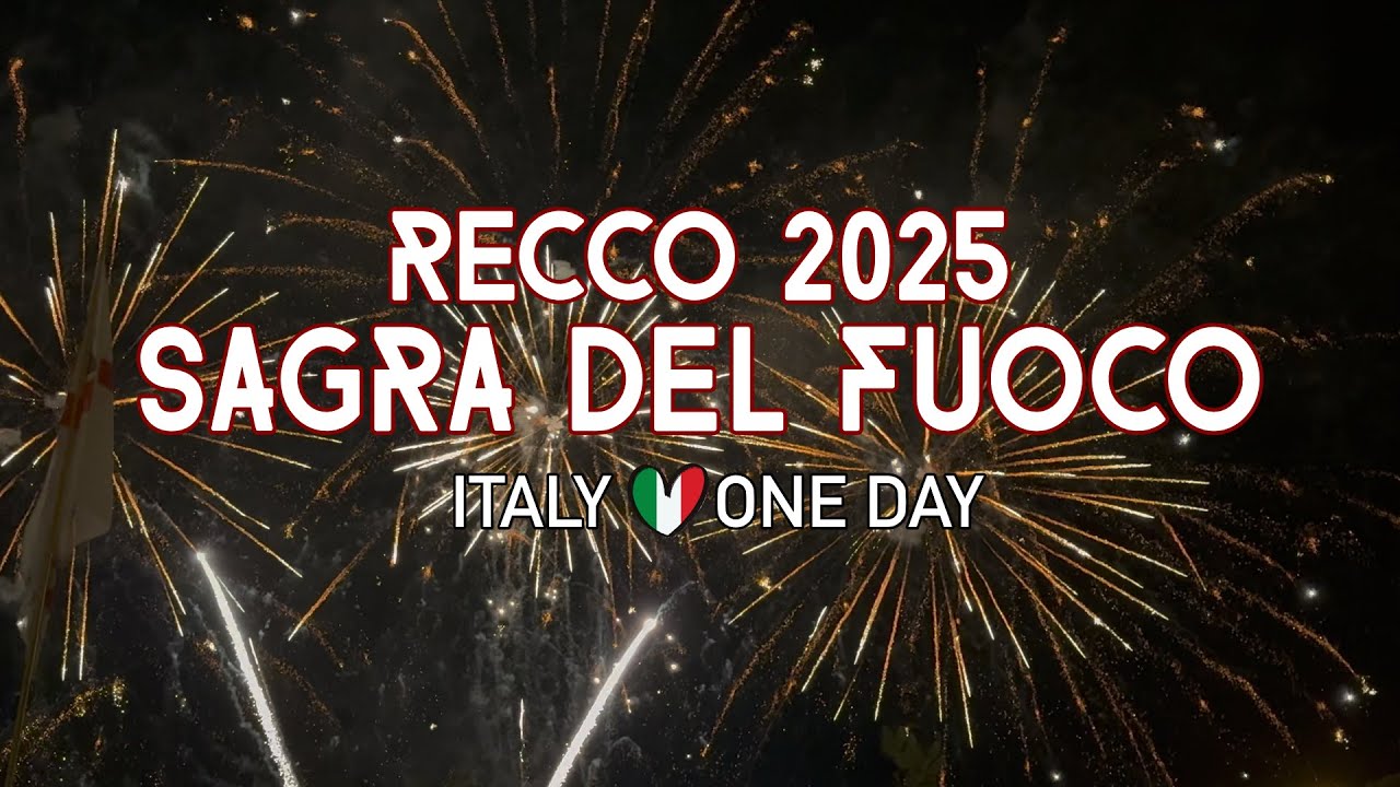 SAGRA DEL FUOCO 2025 – Italy’s Most Explosive Fireworks Show! 🔥 Recco Ignites the Sky!