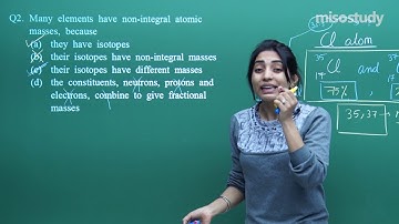 JEE Chemistry | 02. Structure of Atom | JEE Main Pattern Question Exercise | in English | Misostudy
