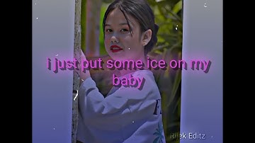 ice  on my baby || xml alight motion #xml #alightmotion #shorts