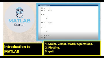 Introduction to MATLAB