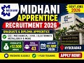 🔥 MIDHANI Apprentice Recruitment 2026 | Electrical, Mechanical, Civil Jobs | హైదరాబాద్ Govt Jobs