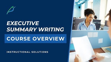 Executive Summary Course Overview