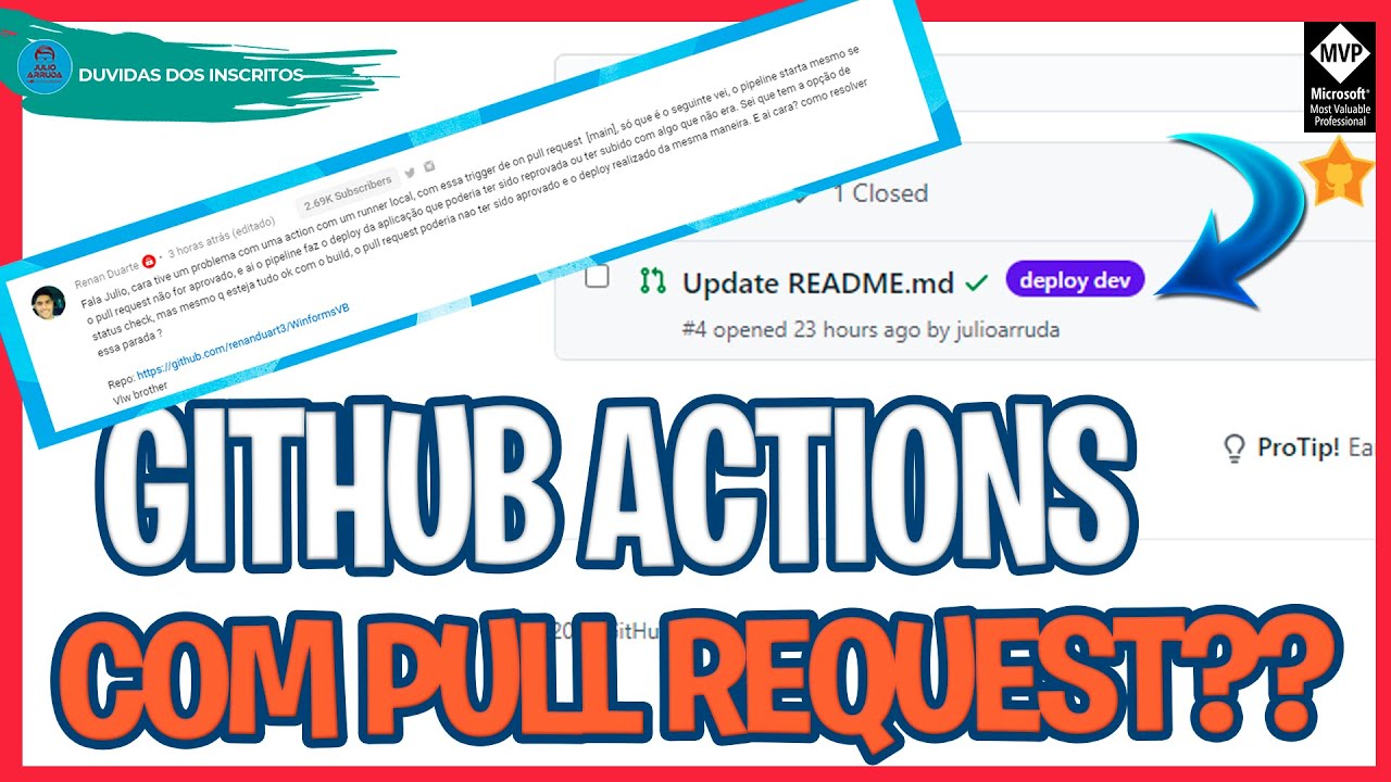 DEPLOY VIA PULL REQUEST COM @GitHub ACTIONS COM LABELS?? | DÚVIDAS DOS ...