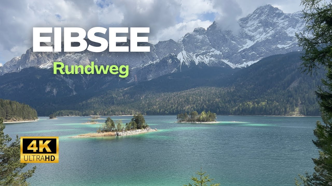 Eibsee, Bavaria - Germany Most Beautiful Lake - 4K 60fps