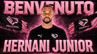 🩷🖤 WELCOME HERNANI JUNIOR! 🦅🇧🇷 Palermo welcomes its new warrior! 🔥