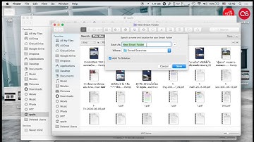 how to make smart folder on mac os