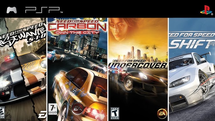 All Cars Need for Speed - Underground Rivals PPSSPP Emulator Android ios PC  