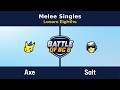 Axe (Pikachu) vs Salt (Cpt. Falcon) - Losers Eighths - Melee Singles | Battle of BC 8