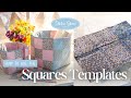 Debbie Shore's Nesting Squares Acrylic Templates