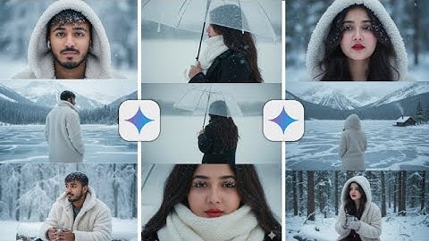 Instagram Trending Snowfall Ai Photo Editing | 3 Layer Ai Photo Editing Prompt | Google Gemini