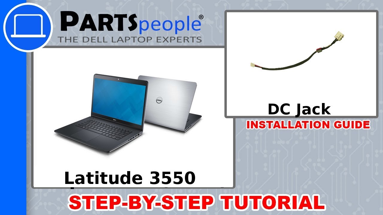 Dell Latitude 3550 (P38F001) DC Jack How-To Video Tutorial