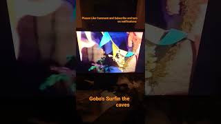 Gobo Fraggle Surfing the caves of Fraggle Rock