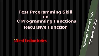 A C programming question on writing recursive function
