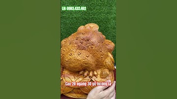 Cóc gỗ hương mài sần siêu kĩ. Cao 28 ngang 30cm. 3tr