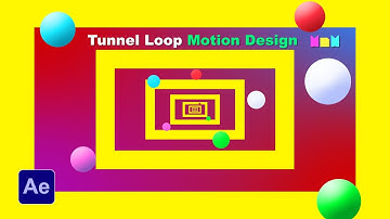 Tunnel Loop Motion Design in After Effects | Tutorial