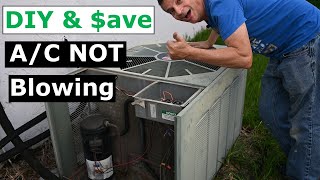 DIY Fix AC Compressor Fan Not turning On, Just Humming