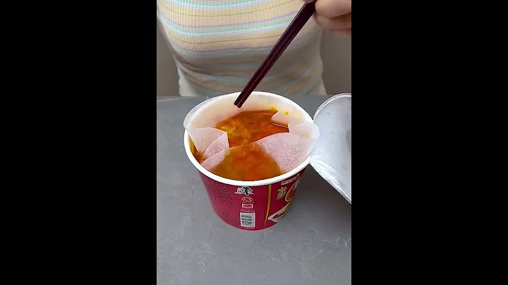 친구 라면 스프 빼는법