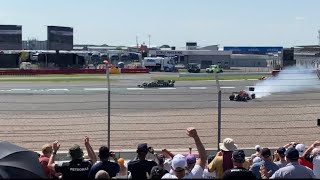 Max Verstappen Crash British Grand Prix 1st Lap