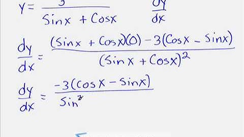 Taking a derivative using the quotient rule in Calculus