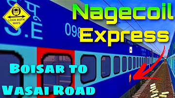 NAGECOIL EXPRESS - 16335 Train Journey | IR-MSTS | Open Rails | #trainsimulator #trains #msts