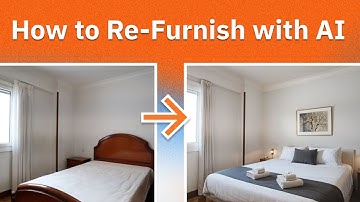 How to Re-Furnish Any Room with AI | Virtual Staging Tutorial (Before & After)