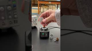 Ring Launcher Electromagnetic Induction Demo #physicsfun