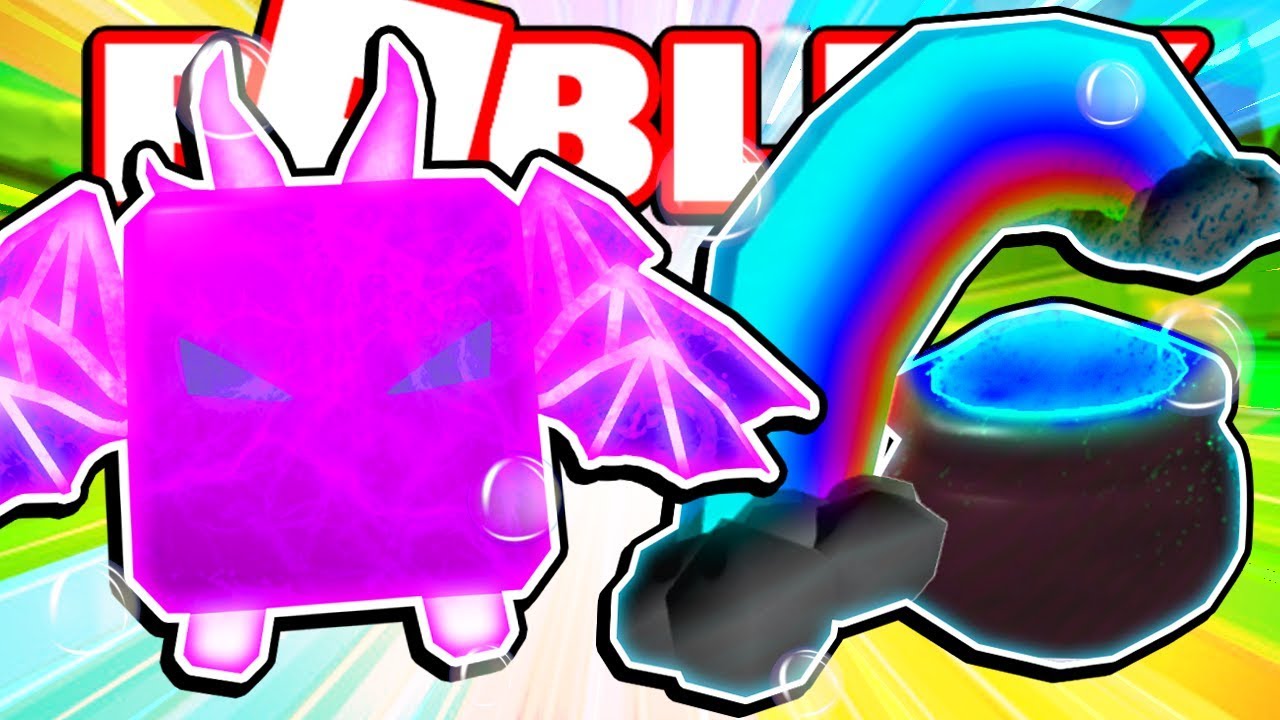Shiny Pot O Gold Lucky Overlord Pet In Bubble Gum Simulator