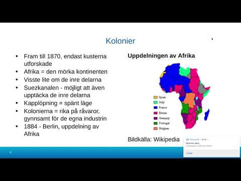 Sammanfattning: Imperialismen och kolonialismen