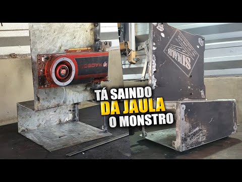 o gabinete começou a TOMAR FORMA saindo da jaula!