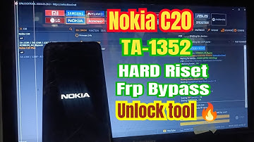 Nokia C20 {TA-1352} Frp Bypass Unlock Tool // Nokia C20 plus Frp Rimove Unlock Tool 🖥️