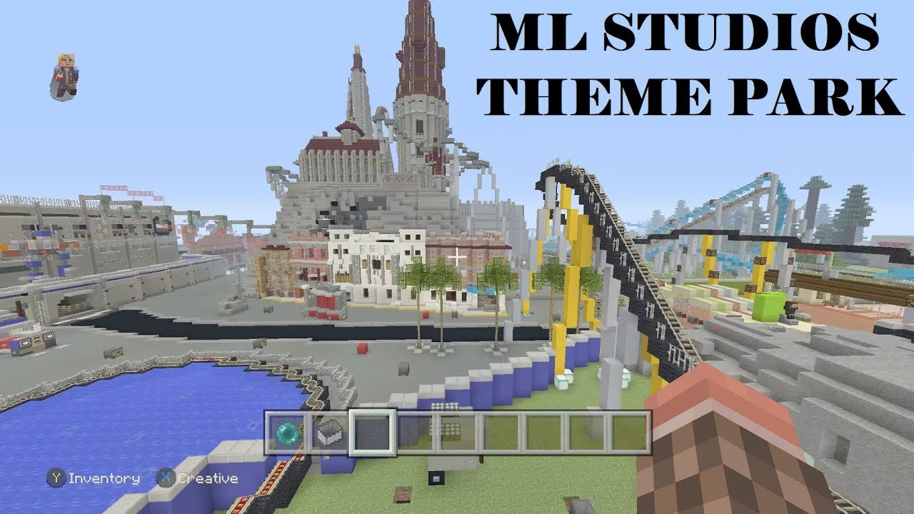 ML Studios Theme Park Tour part 3: Minecraft - YouTube