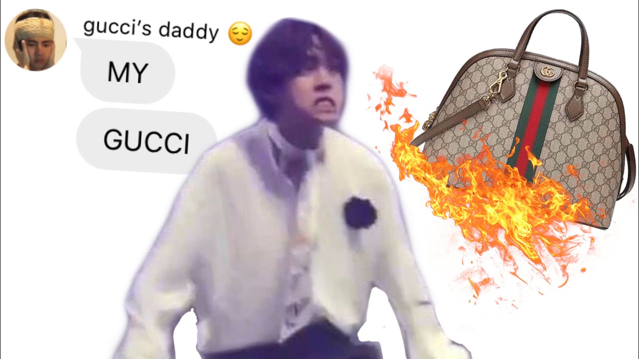 BTS TEXTS- tHe oNe who bUrNt thE guCCi
