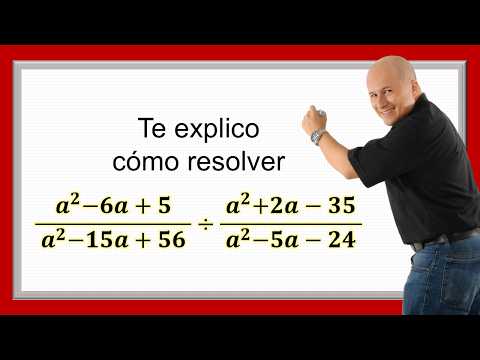 Dividing algebraic fractions | Ex. 1 #julioprofe