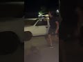What did he hit with his Car (@kalebbid)