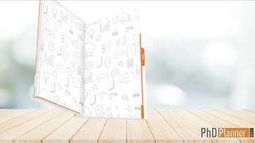 The PhD Planner is a planner tailored for PhD candidates and early career researchers.