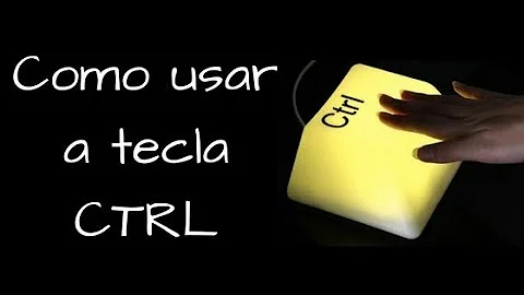 Para que serve a tecla Ctrl C?