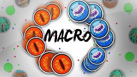 BEST AGARIO SPLIT AND FEEDING MACRO EVER!