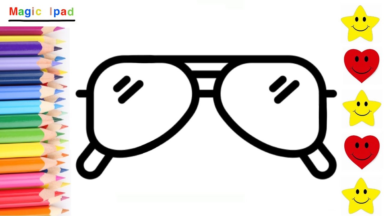 dibujar gafas