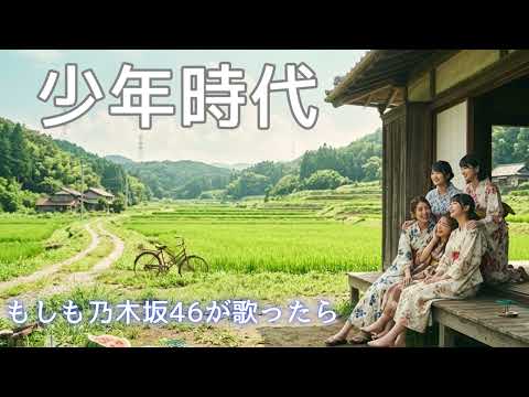 【もしも乃木坂46が『少年時代』を歌ったら…】私の心は夏模様…ノスタルジーの原風景を美しく奏でる【AI カバー】